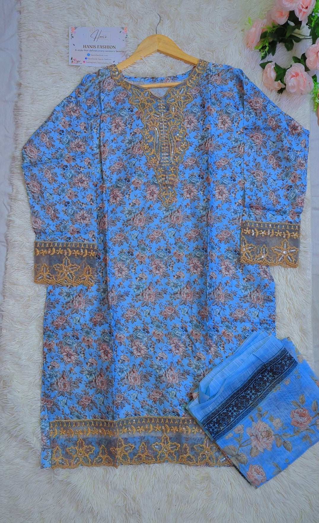 STITCHED 3 PIECE PRINTED LAWN