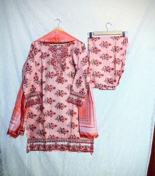 STITCHED 3 PIECE LAWN