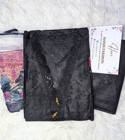 Stitched 3 PC embroided collection
