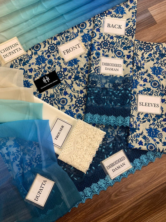 Hanis Fashion Unstitched Lawn