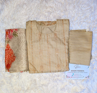 Stitched 3 PC Banna Dora