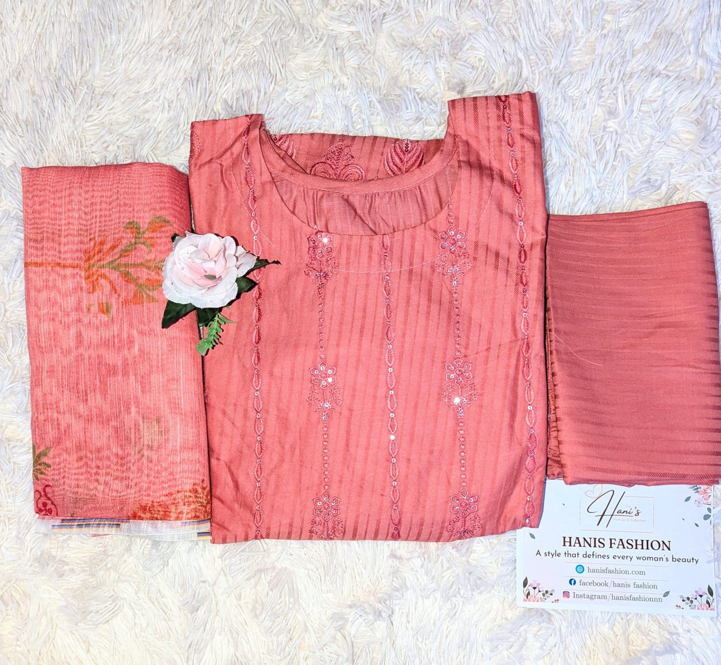 Stitched 3 PC Banna Dora