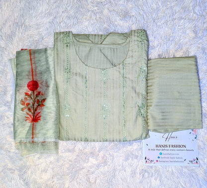 Stitched 3 PC Banna Dora